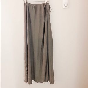 PaperCrown Wrap Maxi Skirt